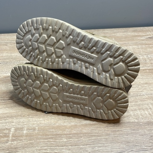 Hey Dude NWT Chestnut Denny Suede Slip-On Booties Lightweight Moc Toe Comfort 7 - Picture 7 of 10